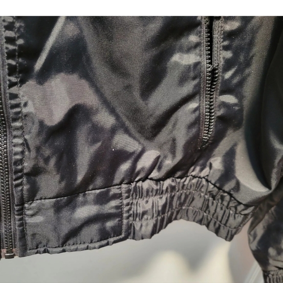 USA BD Biker Design Womens Motorcycle Jacket , Black with purple stripe, Medium, - Picture 5 of 9